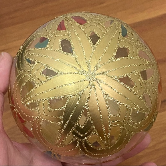 Vintage1999-2000 WATERFORD Holiday Heirlooms Celebration Ball Handblown Ornament - Picture 12 of 16